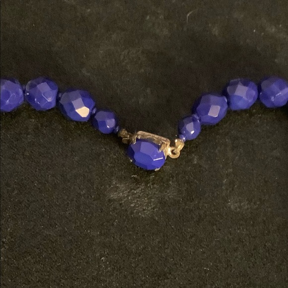 Art Deco Faceted Lapis Bead Necklace
Rare c.1930 Excellent Condition - Picture 8 of 16